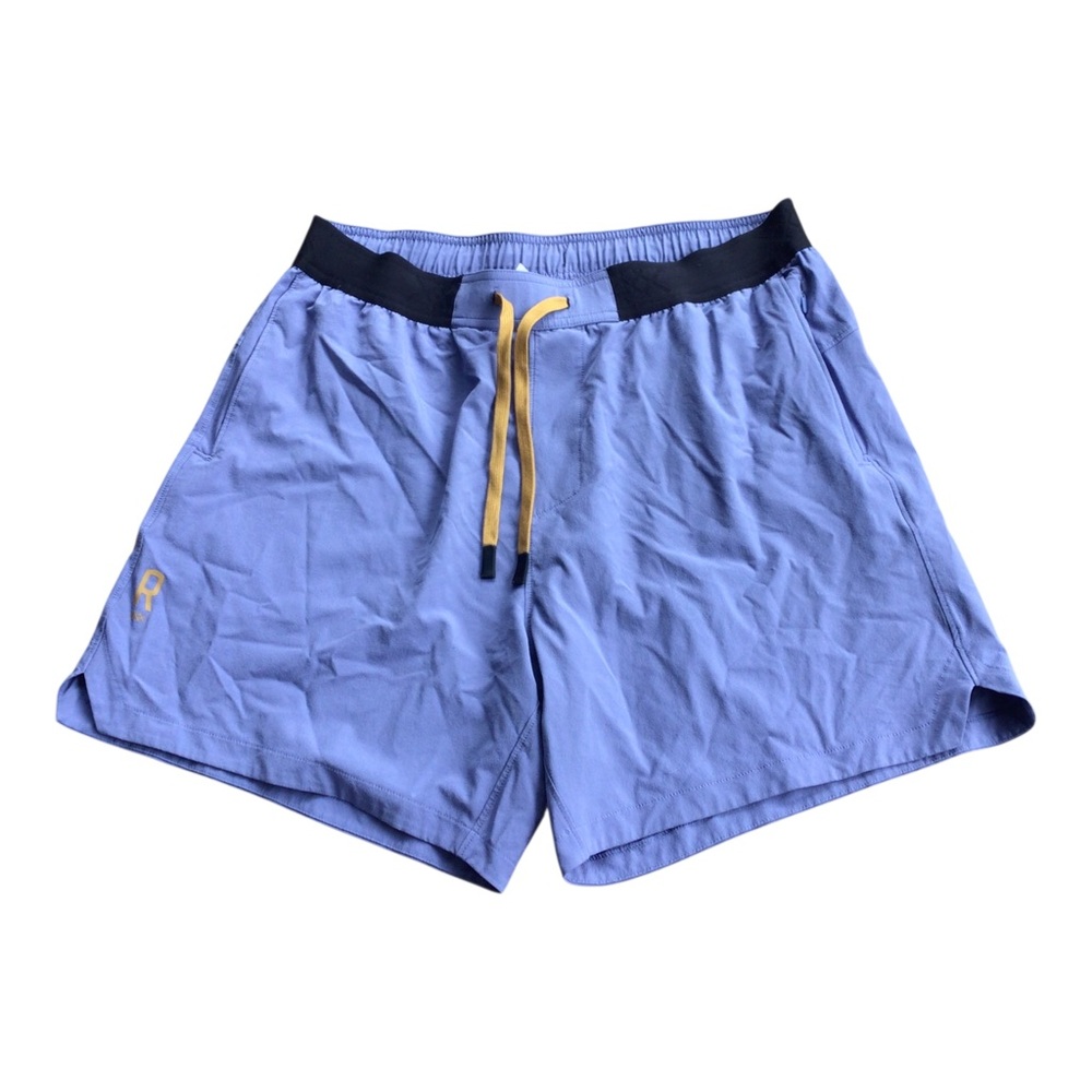 RHONE Blue Athletic Drawstring Basic Workout Gym Shorts Mens L